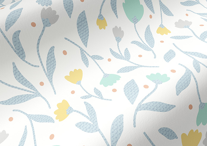 Spring Awakening, Powder Blue - Roller Blind - Image 4